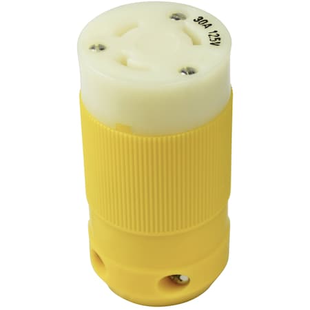 305Ccrs Marinco 30A Connector, Locking Short Body